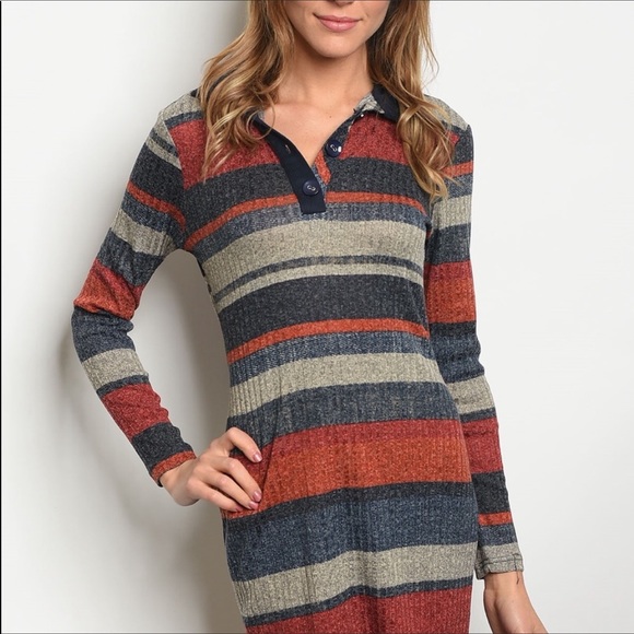 ✨Comfy Red Sweater Dress✨ - Picture 2 of 4